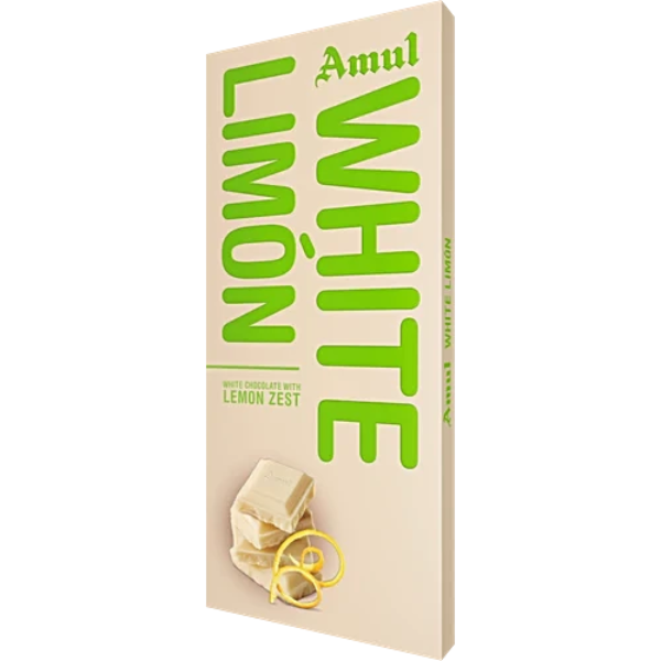 Amul White Limon Chocolate-150g