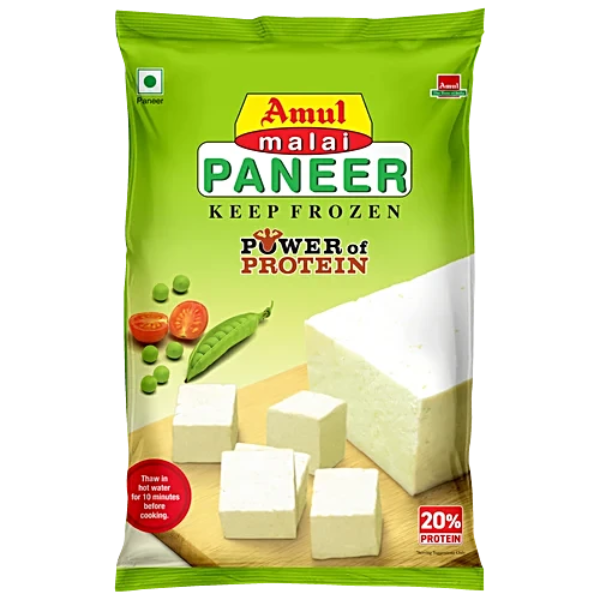 Amul Malai Frozen Paneer, 200g