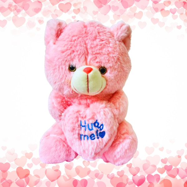 Cuddle Heart Pink Teddy - Hug Me Edition