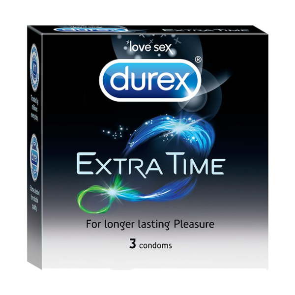 Durex Extra Time Longer Lasting Condom - 3 piece