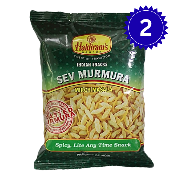 Haldiram's Masala Sev Murmura 60.5 g (Pack Of 2)