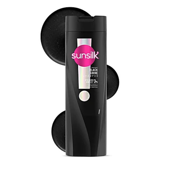 Sunsilk Radiant Black Shine Shampoo 80 ml