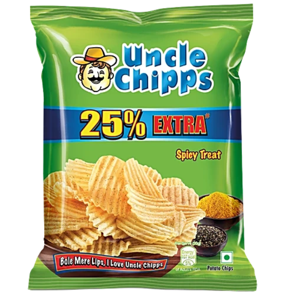 Uncle Chipps Spicy Treat Potato Chips 53 g