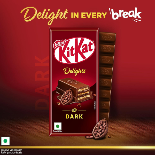 Nestle Kitkat Delights Dark 150g, Dark Chocolate