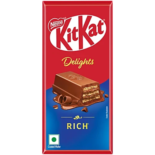 Nestle KitKat Delights Rich Coated Wafer Bar, 150g