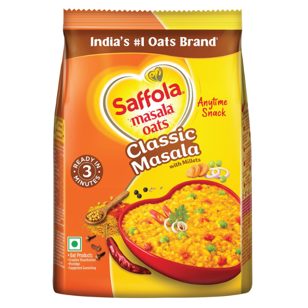 Saffola Classic Masala Instant Oats 500 g