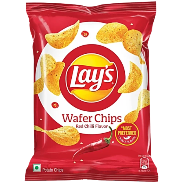 Lays Red Chilli Flavor Potato Wafer Chips 53 g
