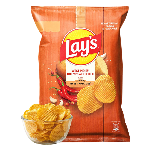 Lay's West Indies Hot n Sweet Chilli Flavour Potato Chips 52.9 g